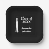 Assiettes En Carton Classe de 2024 Grad Tassel Grad Tassel Graduation (Recto)