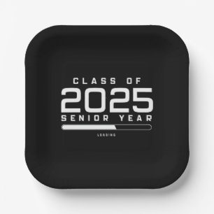 Assiettes En Carton Classe de 2025 Dernière année Chargement Senior 20