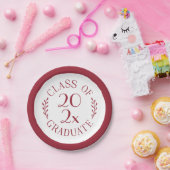 Assiettes En Carton Classe De 2025 Diplômé De Bourgogne (Fête)