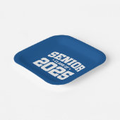 Assiettes En Carton Classe de 2025 Lycée Graduation Senior 2025 (Angulaire)