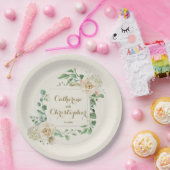 Assiettes En Carton Classic Automne Boho hiver Mariage Floral (Fête)