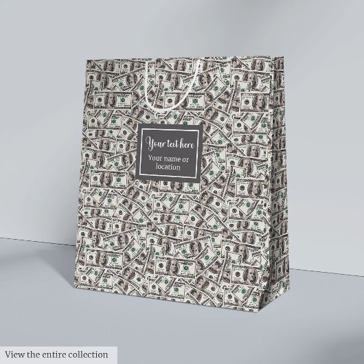 Assiettes En Carton Classic funny gift dollar pattern personalized