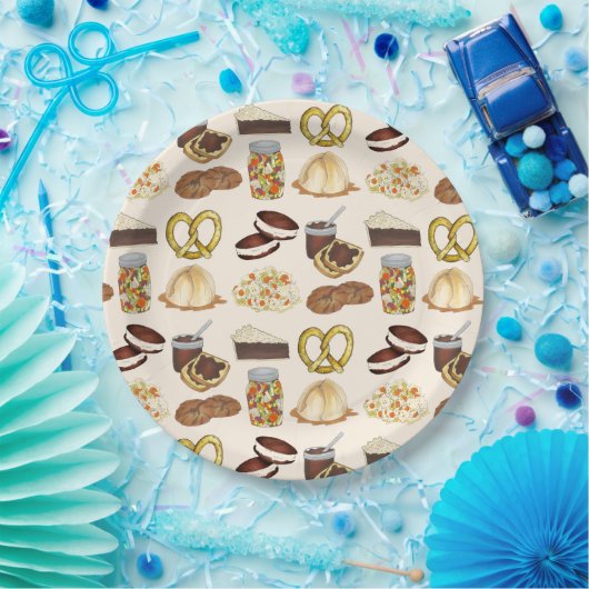 Assiettes En Carton Classic Pennsylvania PA Hollandais Amish (Fête)