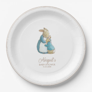 Assiettes En Carton Classic Pierre le Baby shower lapin