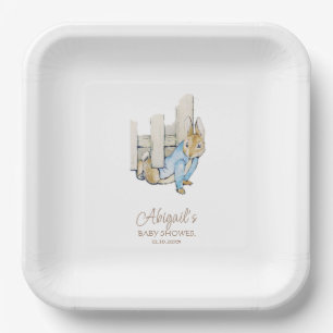 Assiettes En Carton Classic Pierre le Baby shower lapin