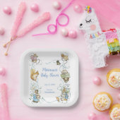 Assiettes En Carton Classic Pierre le Baby shower lapin (Fête)