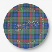 Assiettes En Carton Classic Scots Clan MacLellan Tartan Event (Devant)