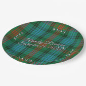 Assiettes En Carton Classic Scots Clan Ross Tartan, Événement (Angle)