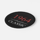 Assiettes En Carton Classique 1964 60e anniversaire (Angle)