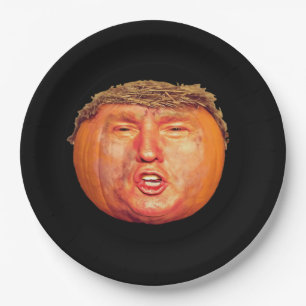 Assiettes En Carton Classique Donald Trumpkin