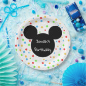 Assiettes En Carton Classique orienté d'anniversaire de souris (Fête)