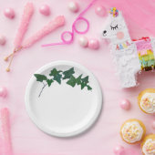 Assiettes En Carton Classique Vert Anglais Ivy (Fête)