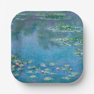 Assiettes En Carton Claude Monet