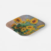 Assiettes En Carton Claude Monet - Bouquet de tournesols (Angulaire)