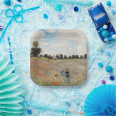 Assiettes En Carton Claude Monet - Champ de pavot (Fête)