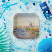 Assiettes En Carton Claude Monet - Champ de Tulipes en Hollande (Fête)