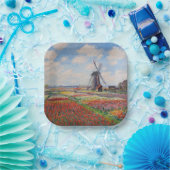 Assiettes En Carton Claude Monet - Champ de Tulipes en Hollande (Fête)