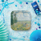 Assiettes En Carton Claude Monet - Champs de pavot près d'Argenteuil ( (Fête)