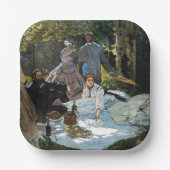 Assiettes En Carton Claude Monet - Déjeuner sur l'herbe, panneau droit (Recto)