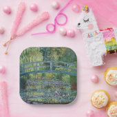 Assiettes En Carton Claude Monet - Eau Lily étang, Harmonie verte (Fête)