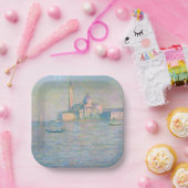 Assiettes En Carton Claude Monet - Eglise de San Giorgio Maggiore (Fête)