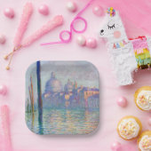 Assiettes En Carton Claude Monet - Grand Canal, Venise (Fête)