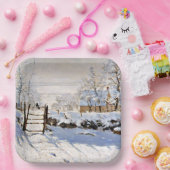 Assiettes En Carton Claude Monet, La Magpie (Fête)