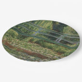 Assiettes En Carton Claude Monet - La passerelle japonaise (Angle)