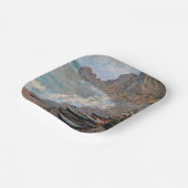 Assiettes En Carton Claude Monet - La plage d'Etretat (Angulaire)