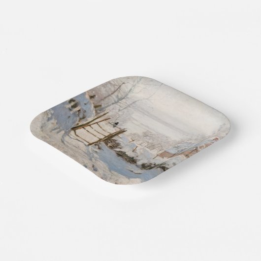 Assiettes En Carton Claude Monet - Le Magpie (Angulaire)