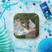 Assiettes En Carton Claude Monet - Les femmes dans le jardin (Fête)