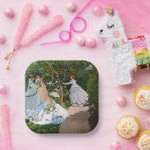 Assiettes En Carton Claude Monet - Les femmes dans le jardin (Fête)