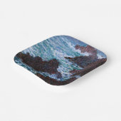 Assiettes En Carton Claude Monet - Les Rochers à Belle-Ile, Côte sauva (Angulaire)