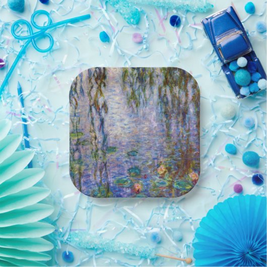 Assiettes En Carton Claude Monet - Lys d'eau (Fête)