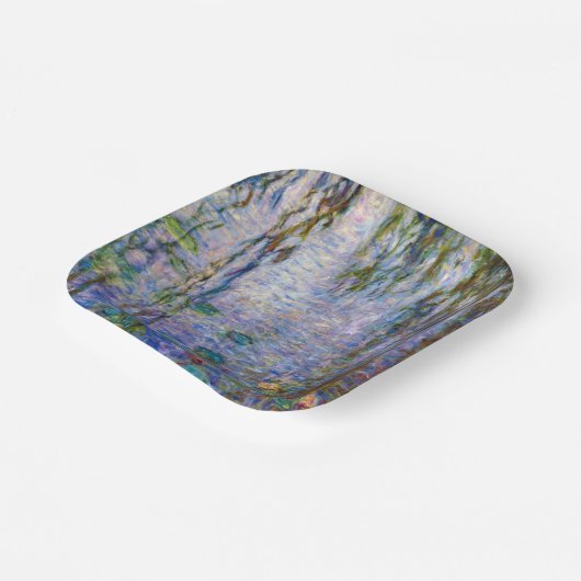 Assiettes En Carton Claude Monet - Lys d'eau (Angulaire)