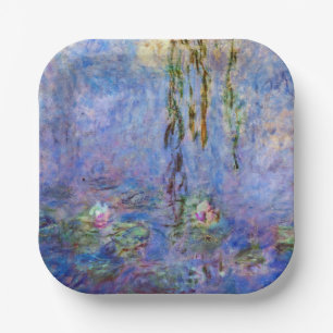 Assiettes En Carton Claude Monet - Nymphéas
