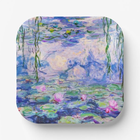 Assiettes En Carton Claude Monet - Nymphéas / Nymphéas 1919 (Recto)