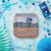 Assiettes En Carton Claude Monet - Poppy Field 1890 (Giverny) (Fête)