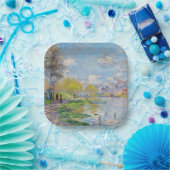Assiettes En Carton Claude Monet - Printemps de la Seine (Fête)