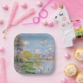 Assiettes En Carton Claude Monet - Printemps de la Seine (Fête)