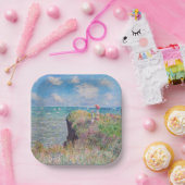 Assiettes En Carton Claude Monet - Promenade Cliff à Pourville (Fête)