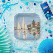 Assiettes En Carton Claude Monet - Regattas à Argenteuil (Fête)