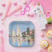Assiettes En Carton Claude Monet - Regattas à Argenteuil (Fête)