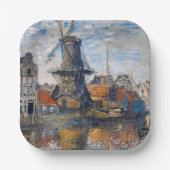 Assiettes En Carton Claude Monet - Windmill, Amsterdam (Recto)
