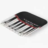 Assiettes En Carton Clavier du considérant de piano (Angulaire)