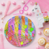 Assiettes En Carton Clé de qualité Musique Simple Plaque en papier est (Fête)