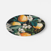 Assiettes En Carton Clementine Mandarine (Angle)