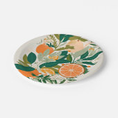 Assiettes En Carton Clementine mandarine (Angle)