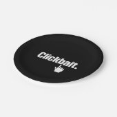 Assiettes En Carton Clickbait. (Angle)