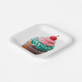 Assiettes En Carton Clipart d'illustration de dessert de Cupcake d'ann (Angulaire)